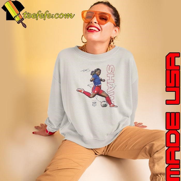 USWNT Jaedyn Shaw Signature White Sweatshirt