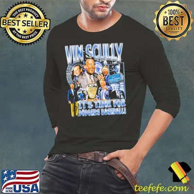 Vin Scully American sportscaster baseball Vintage Bootleg T-Shirt