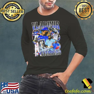 Vladimir Guerrero Jr. Canadian-Dominican professional baseball first baseman Vintage Bootleg T-Shirt