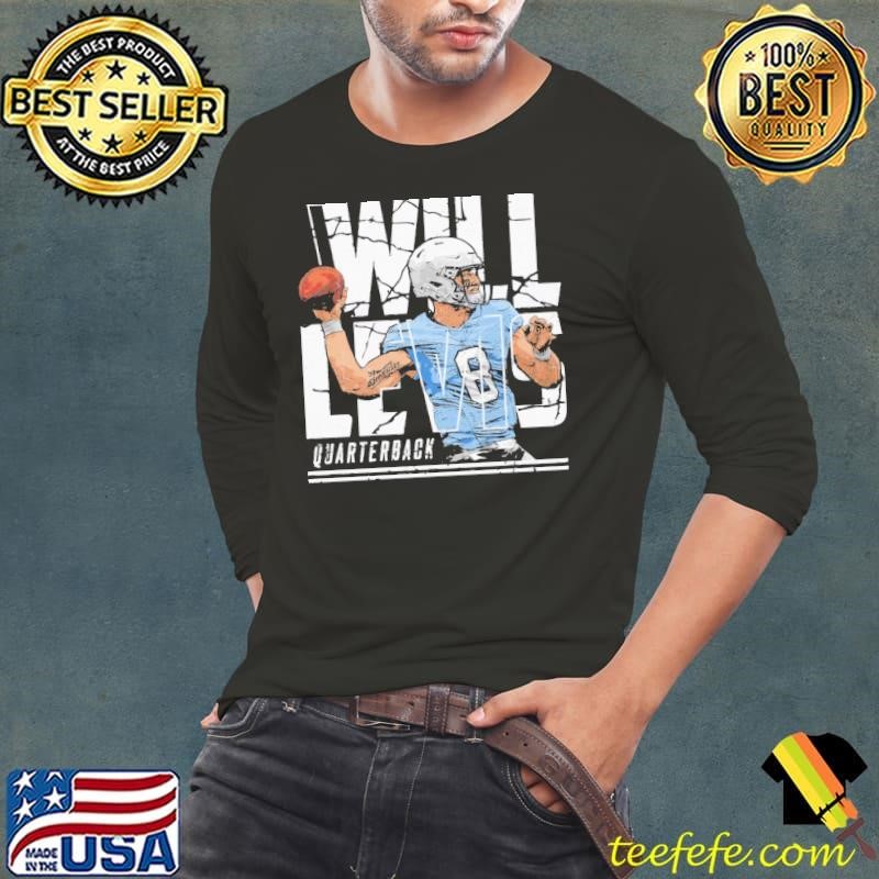 Will Levis Tennessee Player Name American professional football quarterback Long Sleeve Tee