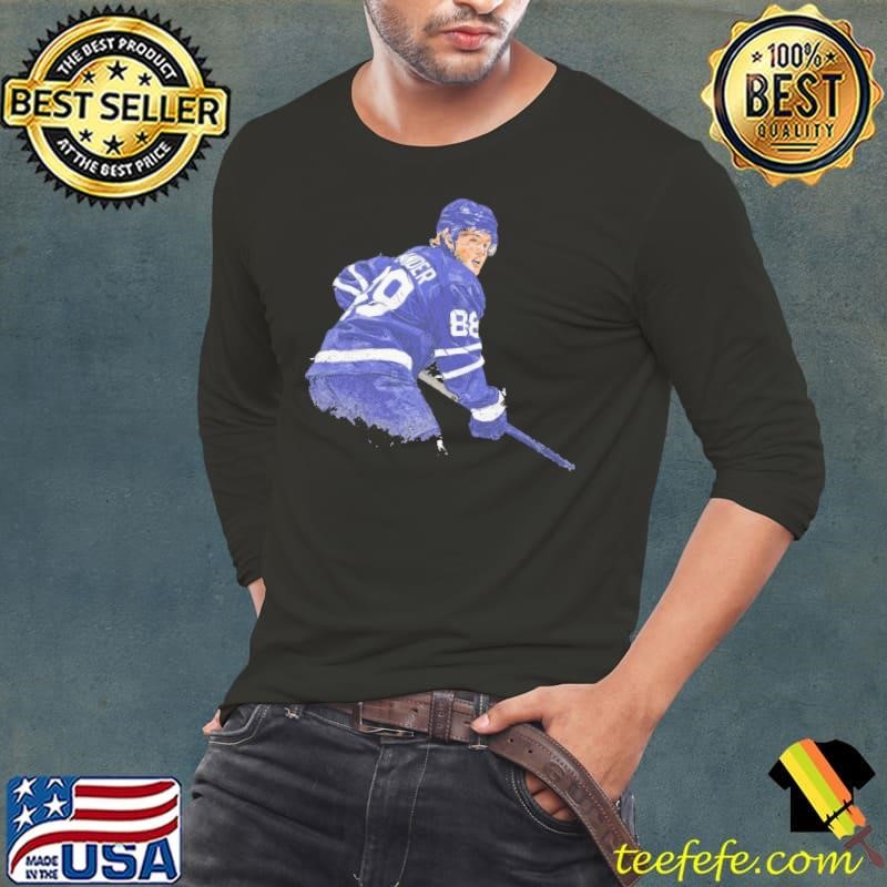 William Nylander Swedish professional ice hockey right winger Toronto Illustration Long Sleeve Tee