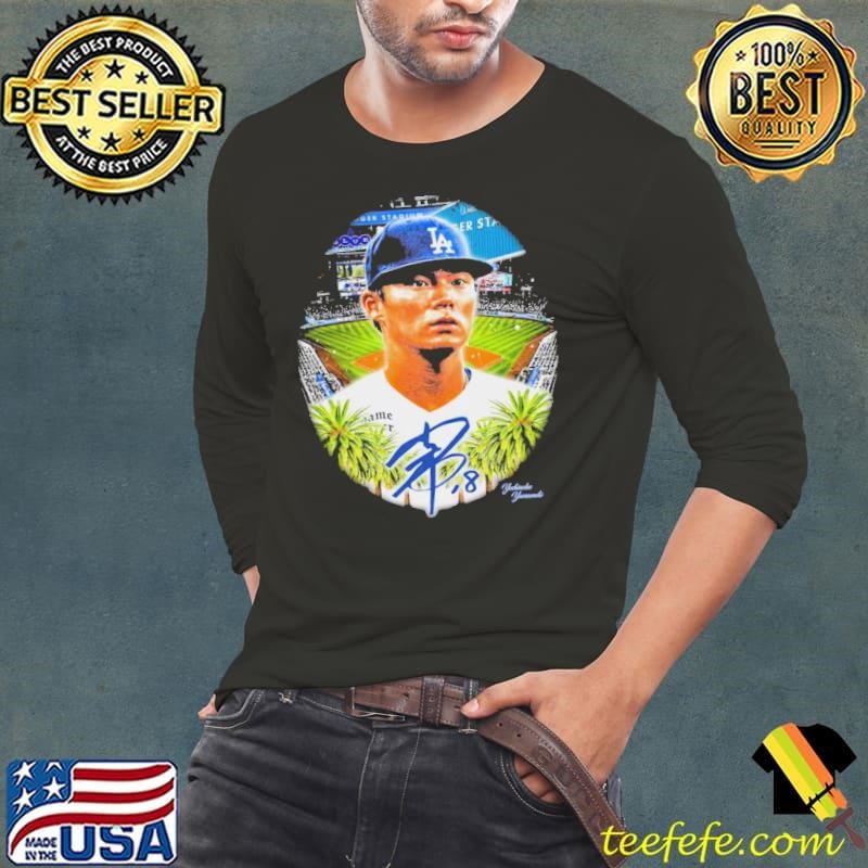 Yoshinobu Yamamoto Portrait Japanese professional baseball pitcher T-Shirt