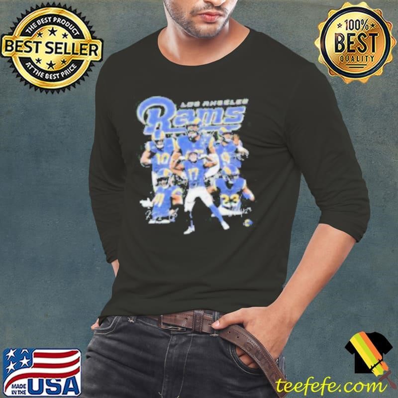 2024 Los Angeles Rams players vintage signature Long Sleeve Tee