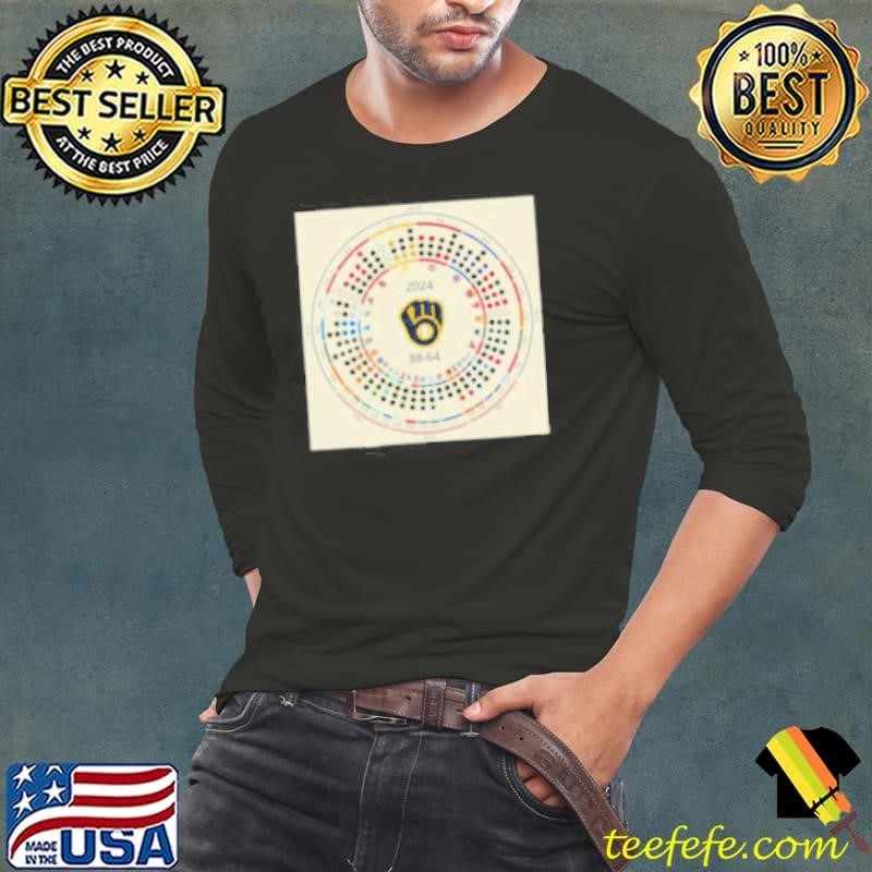 2024 Milwaukee Brewers are MLB 88 64 ThisIsMyCrew and HeadToHead t Long Sleeve Tee
