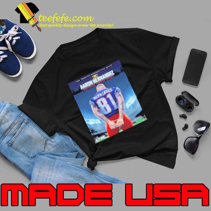 Aaron Hernandez New England Patriots American Sports Story handcuffs poster Shirt