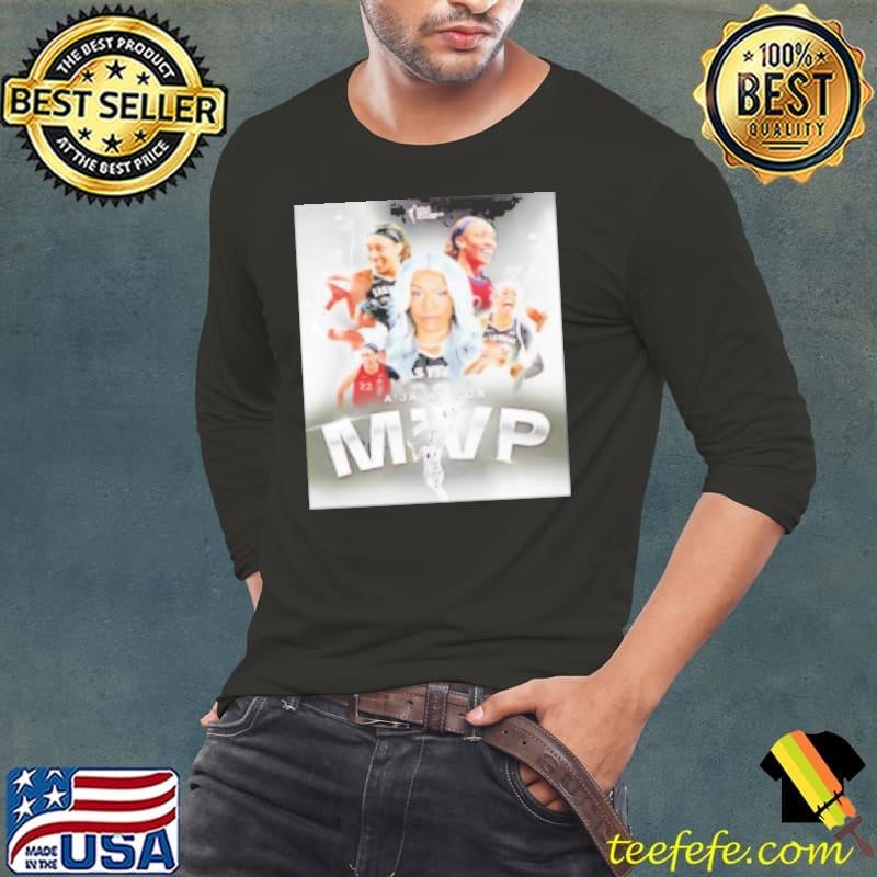 A'ja Wilson MVP poster graphic Long Sleeve Tee