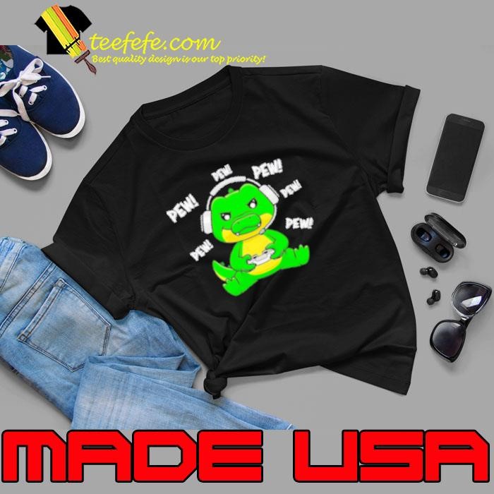 Alligator Crocodile Pew Pew Pew Shirt