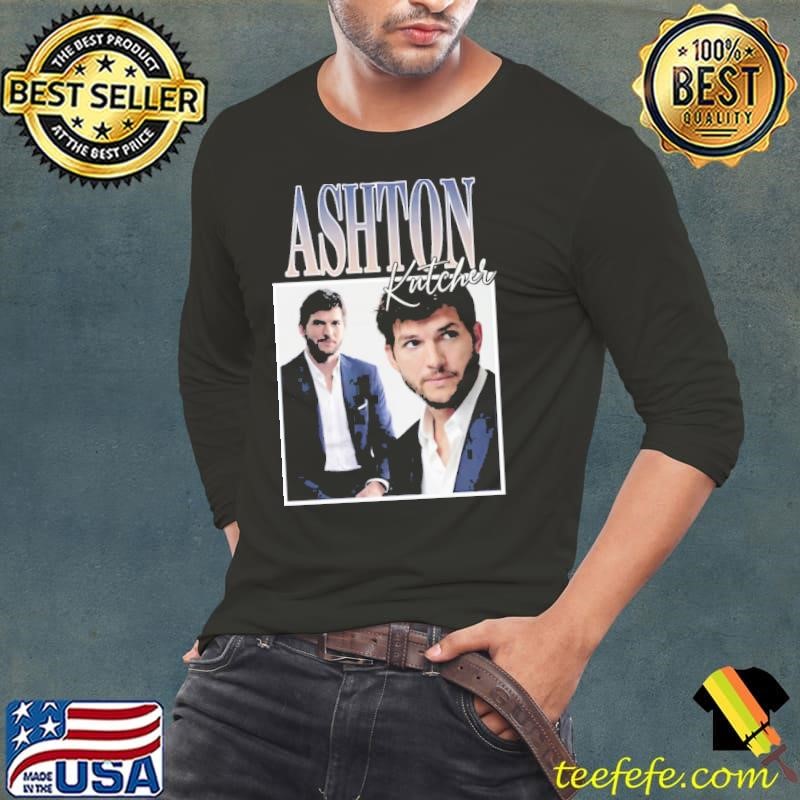 Ashton Kutcher American actor producer entrepreneur Retro T-Shirt