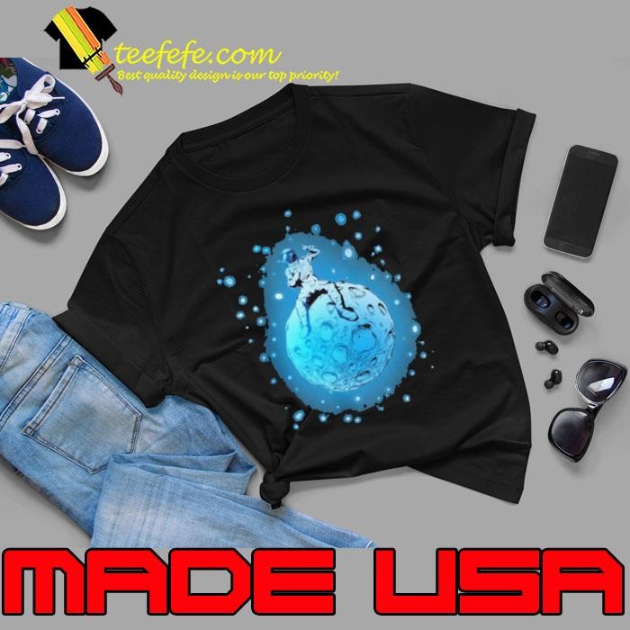 Astronaut Sitting On Planet Outer Space Unisex