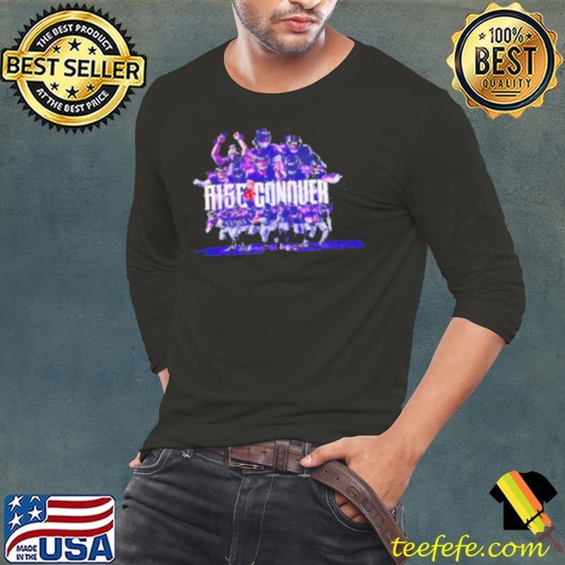 Baltimore Ravens Football Team NFL 2024 Rise And Conquer Shirt