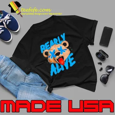 Beautiful Bastard Bearly Alive Vintage Black Shirt