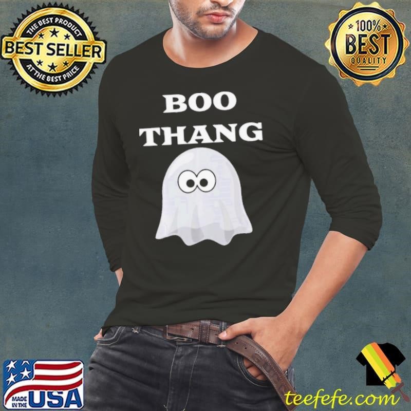 Boo Thang Halloween Couple Easy Costume Long Sleeve Tee