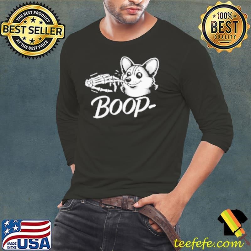 Boop Halloween Corgi Funny Corgi Halloween Long Sleeve Tee