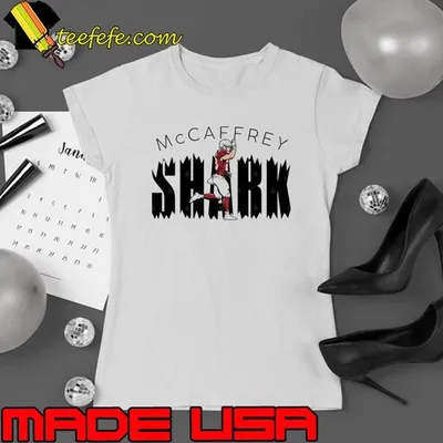 Christian Mccaffrey Shark American professional football running back T-Shirt