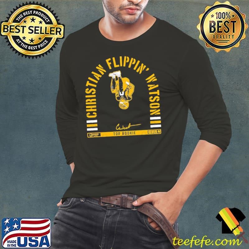 Christian Watson Flippin' American professional football wide receiver T-Shirt