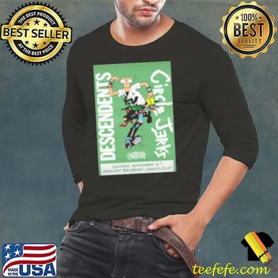 Circle Jerks September 15, 2024 Mercury Ballroom, Louisville, KY Poster Shirt
