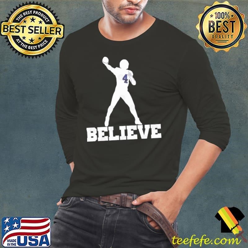 Dak Prescott Believe American professional football quarterback T-Shirt