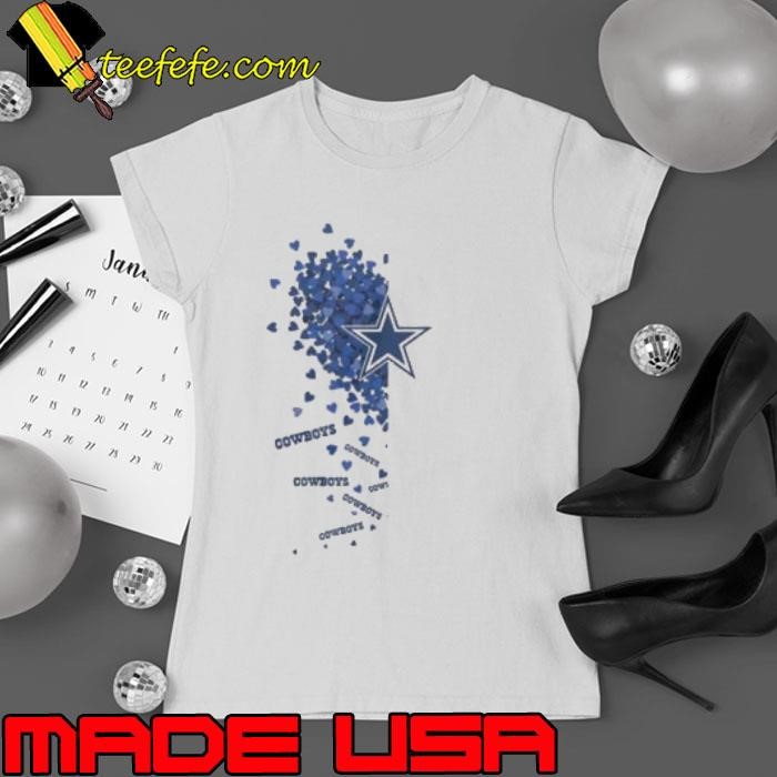Dallas Cowboys Heart Ladies tee