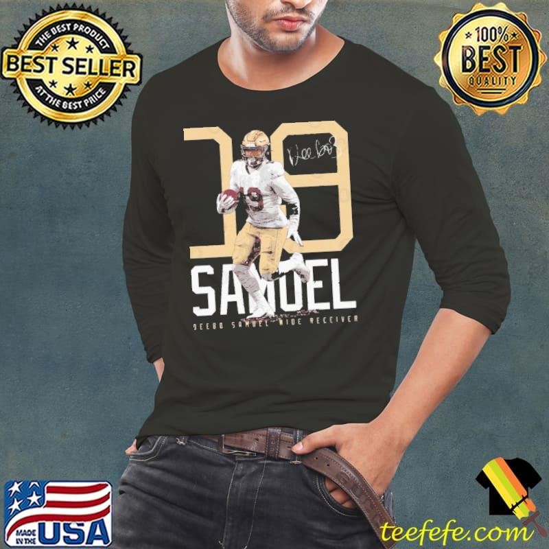 Deebo Samuel San Francisco Bold Number football wide receiver Long Sleeve Tee