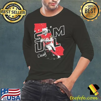 Deebo Samuel San Francisco Player Map football wide receiver T-Shirt