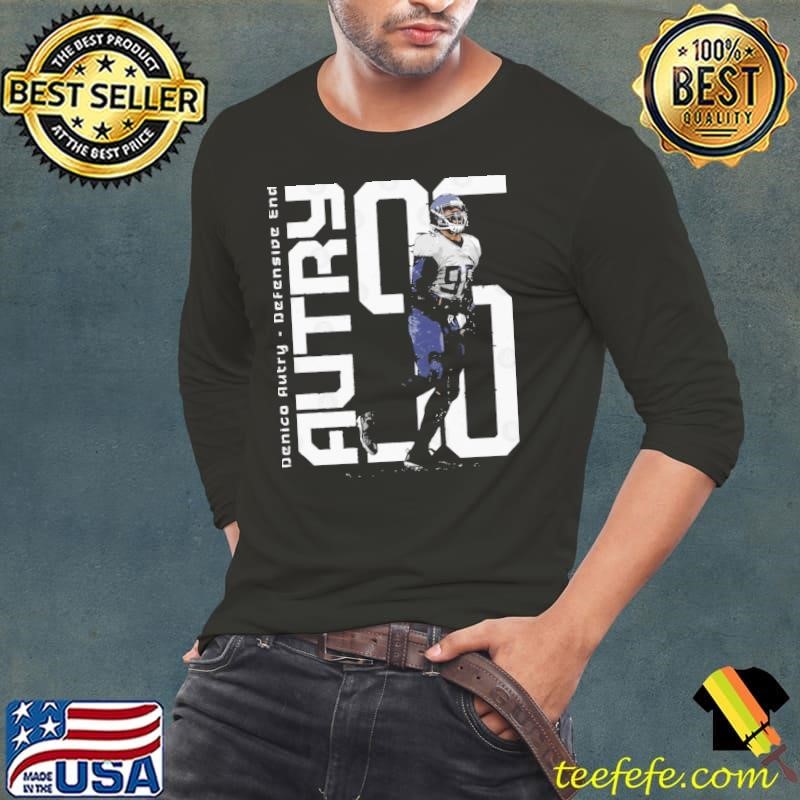 Denico Autry Tennessee Stretch American professional football defensive end Long Sleeve Tee