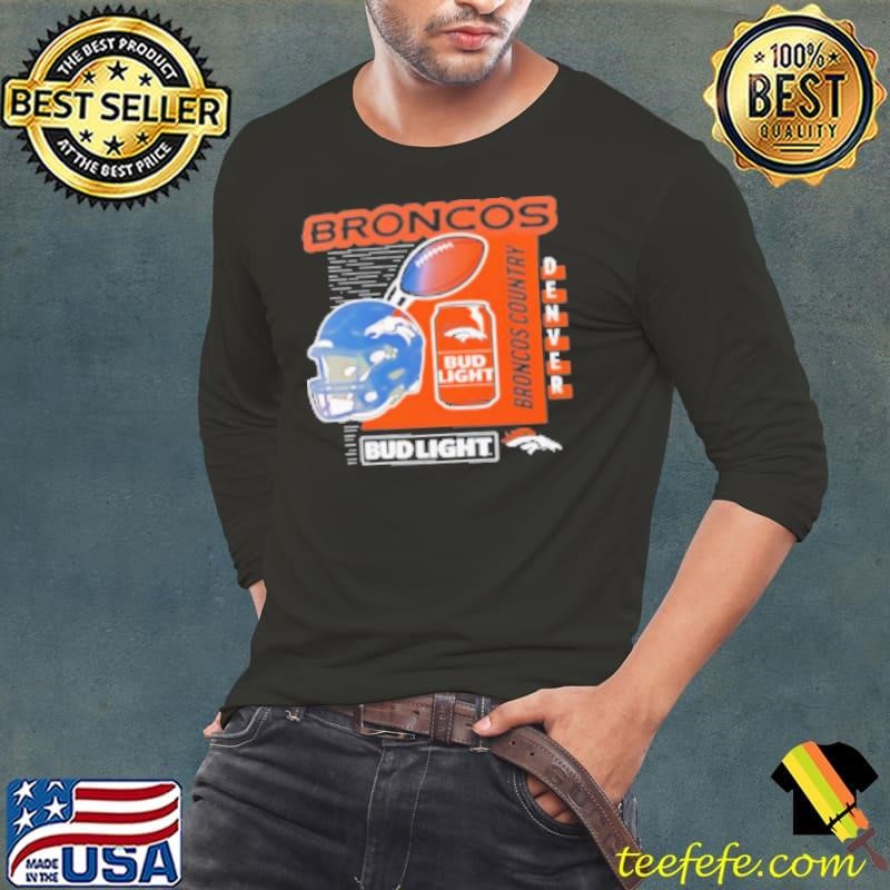 Denver Broncos Bud Light Broncos Country Long Sleeve Tee