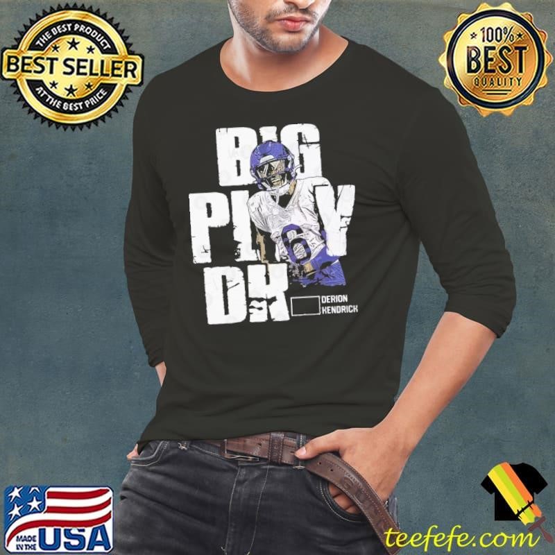 Derion Kendrick Los Angeles R Big Play American professional football cornerback T-Shirt