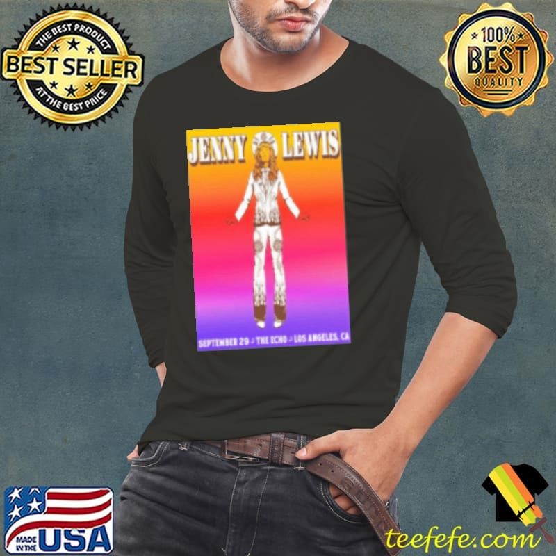 Design Jenny Lewis Sept 29 2024 Doheny State Beach In Dana Point Event Poster Long Sleeve Tee