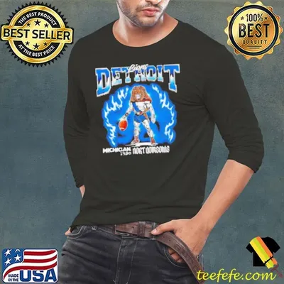 Detroit Lions Michigan 1930 Skeleton Shirt