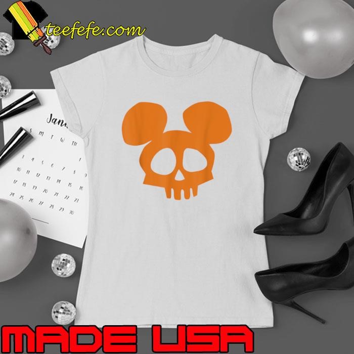 Disney Mickey Mouse Skull Halloween Shirt