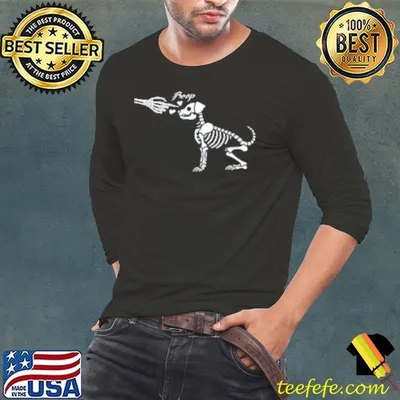 Dog Boop Skeleton Funny Dog Spooky Dog Skeleton Shirt