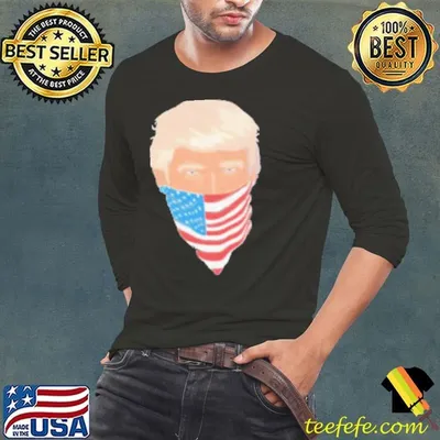 Donald Trump Patriotic USA Flag Bandana Trump Rally Youth Shirt