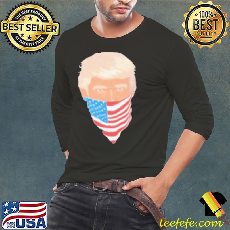 Donald Trump Patriotic USA Flag Bandana Trump Rally Youth Shirt