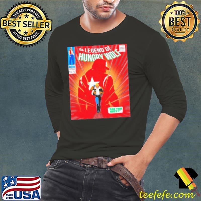 Erry Bogard Fatal Fury X Spider Man He Legend Of He Hungry Wolf Comic Cover Long Sleeve Tee