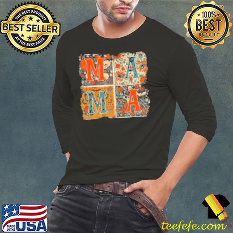 Floral Mama Halloween Spooky Mama Halloween Cool Mama Halloween Long Sleeve Tee