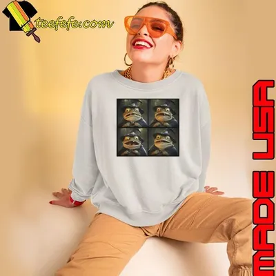 Frog Wearing Witch Hat Halloween Shirt