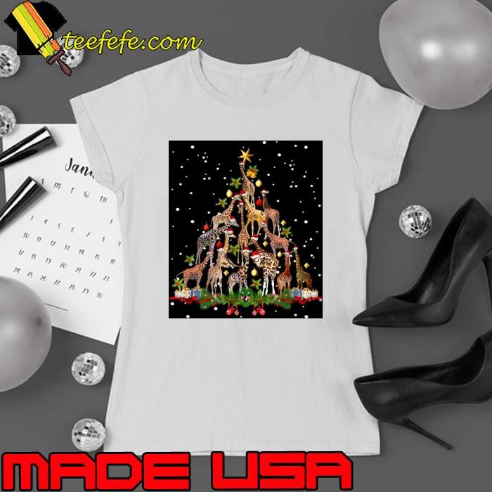 Funny Giraffe Christmas Tree Ornament Decor Gift Cute Shirt