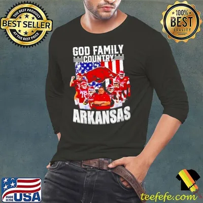 God family country Arkansas Razorbacks shirt