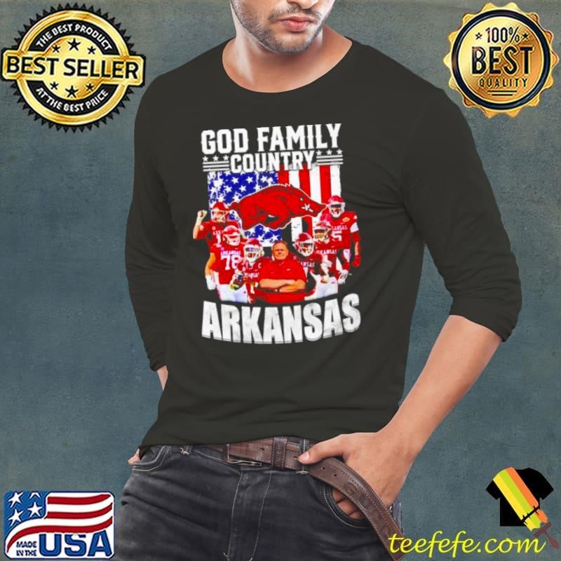 God family country Arkansas Razorbacks shirt