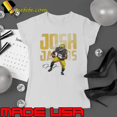 Green Bay Packers Josh Jacobs Bold Signature Shirt