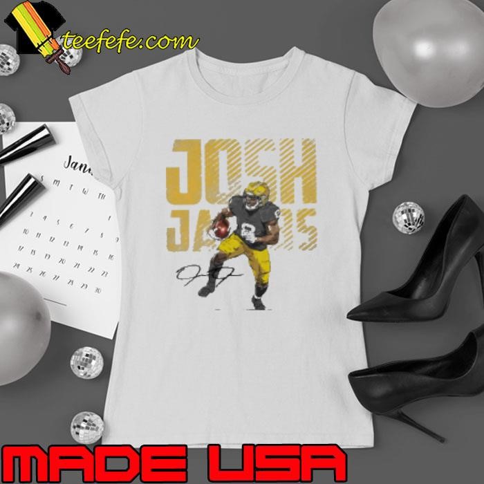 Green Bay Packers Josh Jacobs Bold Signature Shirt