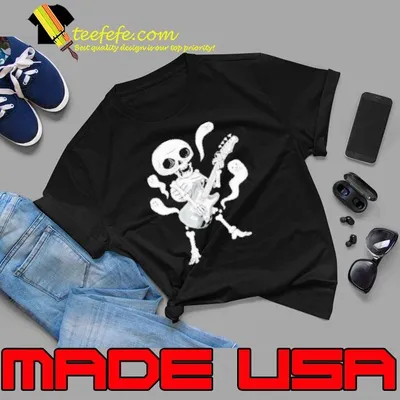 Guitar skull Halloween Shirt