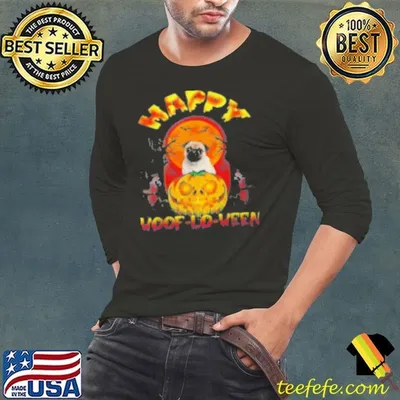 Halloween Costume Pug Dog Fun Halloween Shirt