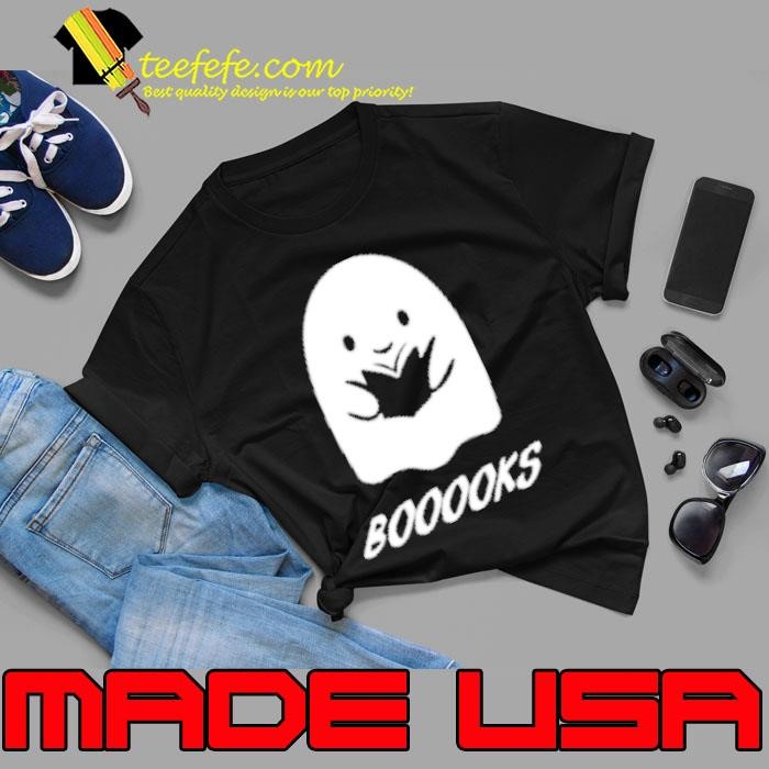 Halloween Ghost Reading Books Funny Classic Unisex