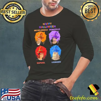 Halloween Leonardo Raphael Michelangelo Donatello T-Shirt
