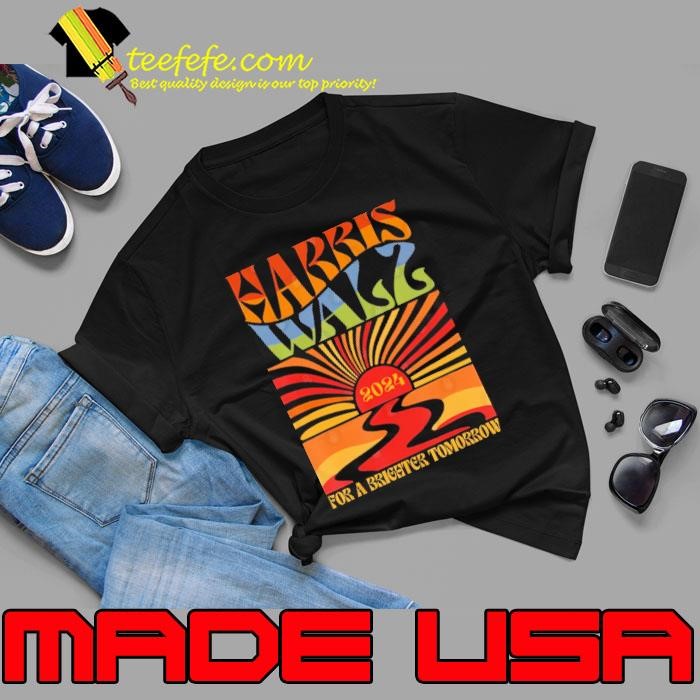 Harris waltz 2024 For A Brighter Tomorrow Boho T-Shirt