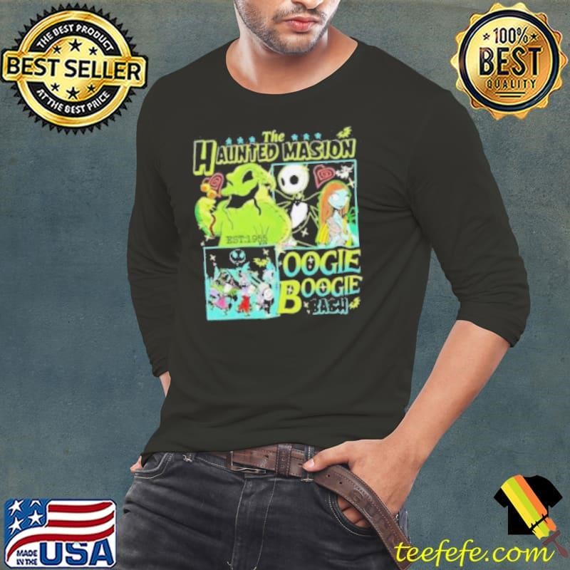 Haunted Mansion Oogie Boogie Bash Halloween Nightmare Characters Long Sleeve Tee