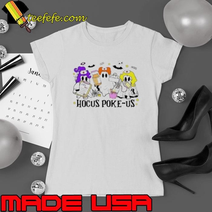 Hocus Poke Us Witch Nurse Halloween Shirt