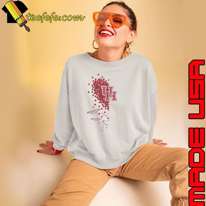 Houston Cougars Heart Sweatshirt