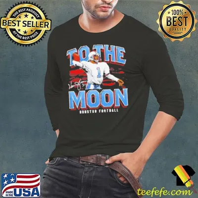 Houston Oilers Warren Moon to the Moon signature Shirt